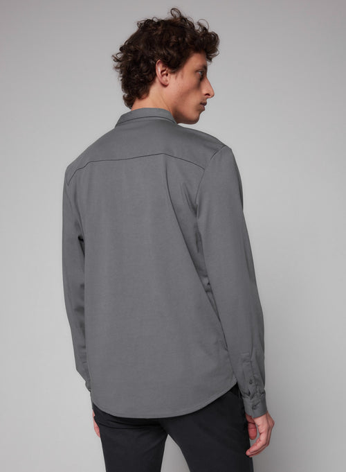 "Camisa de manga larga de Algodón" - MAJESTIC FILATURES
