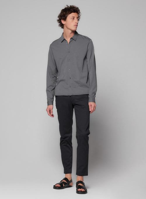 "Camisa de manga larga de Algodón" - MAJESTIC FILATURES