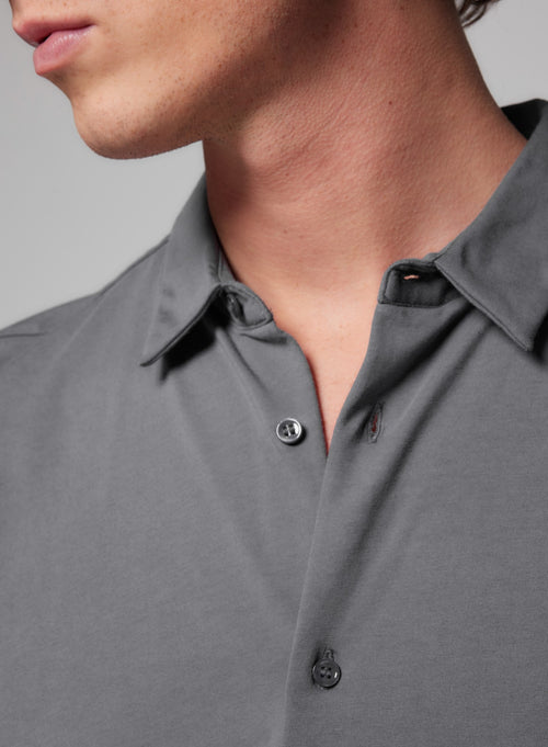 "Camisa de manga larga de Algodón" - MAJESTIC FILATURES