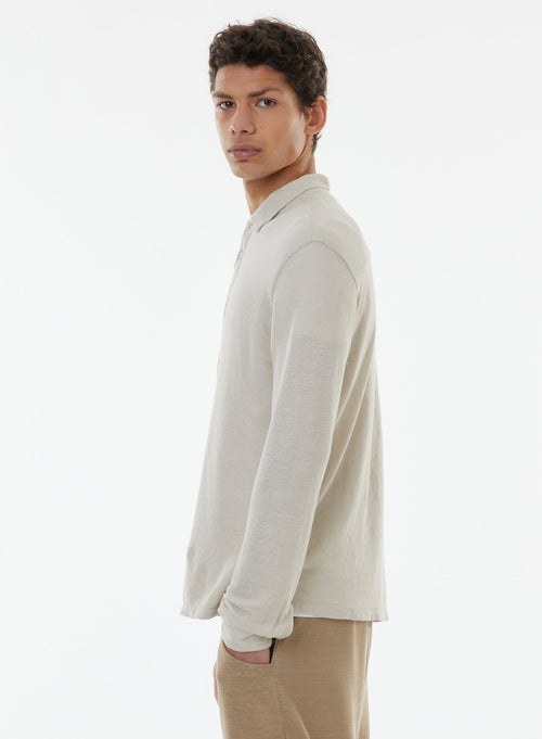 Grey Long Sleeve Shirt - MAJESTIC FILATURES