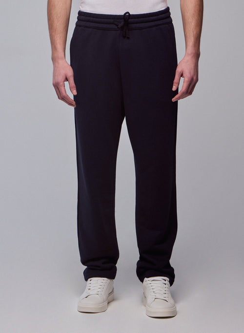 Marineblaue Hose aus Bio-Baumwolle - MAJESTIC FILATURES