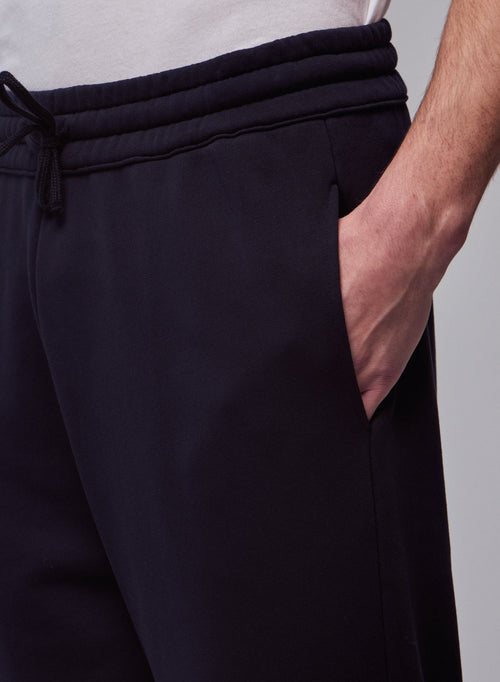 Pantalón azul marino de algodón orgánico - MAJESTIC FILATURES