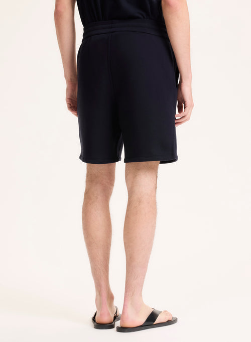 Pantalón azul marino de algodón orgánico - MAJESTIC FILATURES
