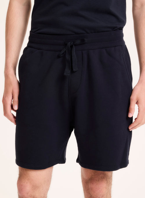 Pantalón azul marino de algodón orgánico - MAJESTIC FILATURES