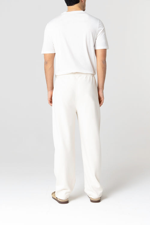 Pantalon Blanc en Lyocel, Tencel / Coton Organique - MAJESTIC FILATURES