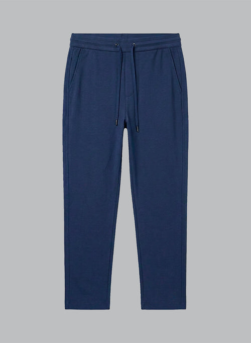 Blue Pants in Lyocell / Tencel / Organic Cotton - MAJESTIC FILATURES