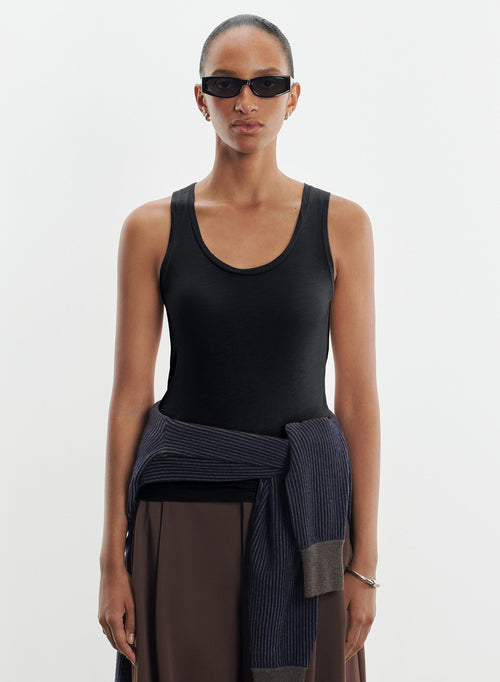 Tanktop aus viskose und kaschmir - MAJESTIC FILATURES