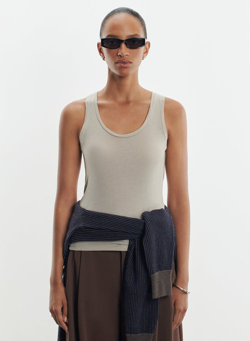 Tanktop aus viskose und kaschmir - MAJESTIC FILATURES