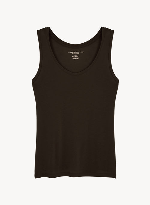 Tanktop aus viskose und kaschmir - MAJESTIC FILATURES