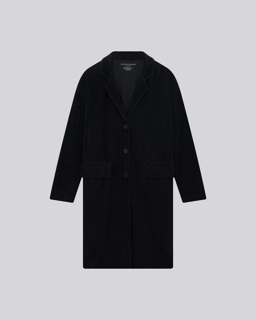 Manteau Gris Veste Manches Longues en Coton Organique / Polyester - MAJESTIC FILATURES