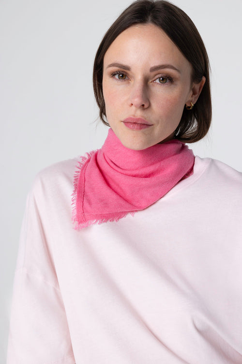 Bandana Rose en Cachemire - MAJESTIC FILATURES