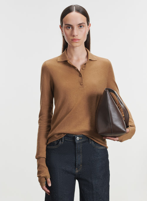 Poloshirt aus kaschmir - MAJESTIC FILATURES