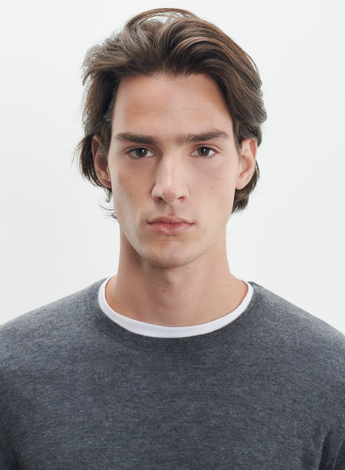 Kaschmir-T-Shirt - MAJESTIC FILATURES