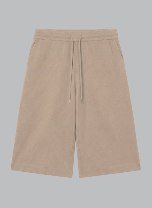 Short Coffee Latte en Coton / Lin - MAJESTIC FILATURES