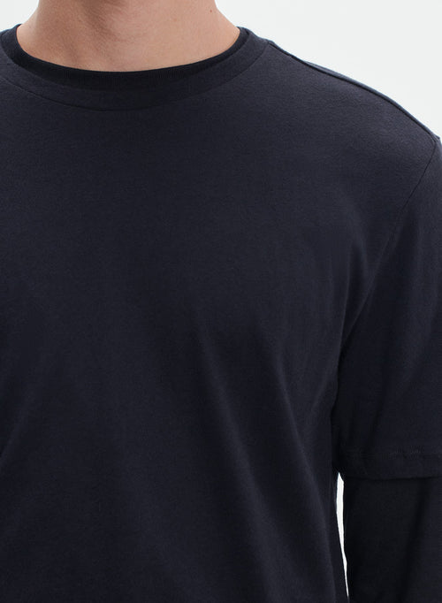 Cotton and cashmere t-shirt - MAJESTIC FILATURES