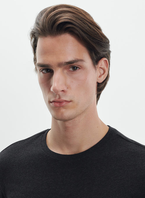 T-Shirt aus baumwolle und kaschmir - MAJESTIC FILATURES