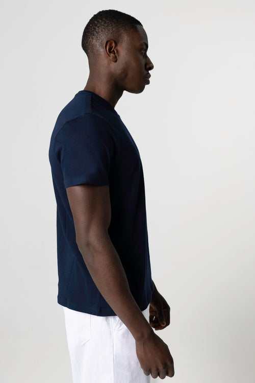 Patrice Silk Touch Cotton short sleeve round neck T-shirt - MAJESTIC FILATURES