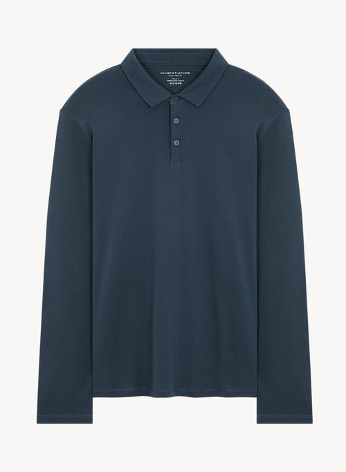 Baumwoll-Supima-Poloshirt - MAJESTIC FILATURES