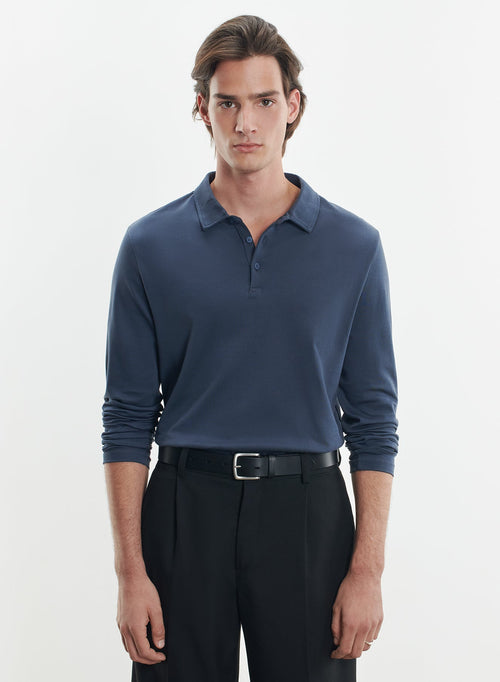 Baumwoll-Supima-Poloshirt - MAJESTIC FILATURES