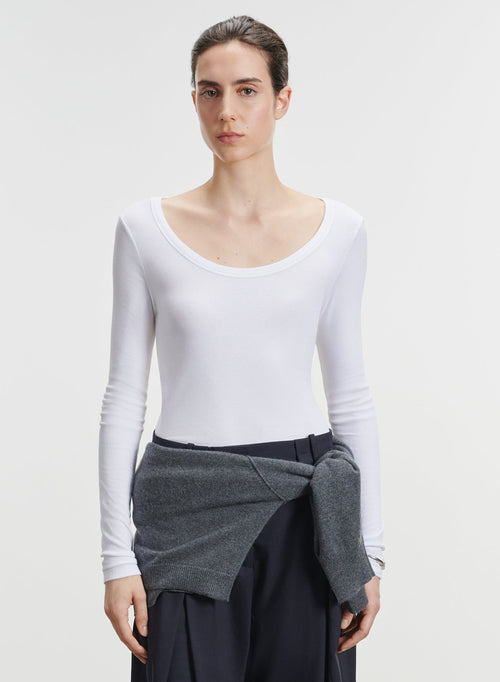 T-shirt en viscose et élasthanne - MAJESTIC FILATURES