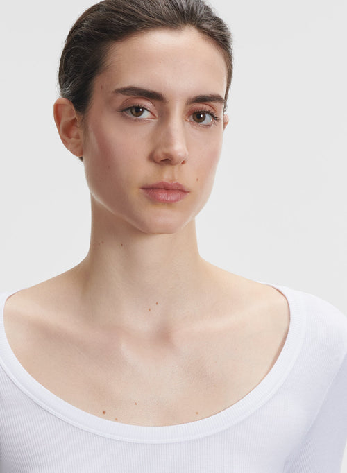 T-shirt en viscose et élasthanne - MAJESTIC FILATURES