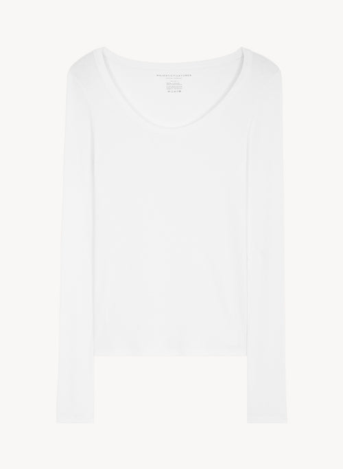 T-shirt en viscose et élasthanne - MAJESTIC FILATURES
