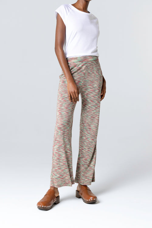 Mehrfarbige Hose aus Viskose - MAJESTIC FILATURES