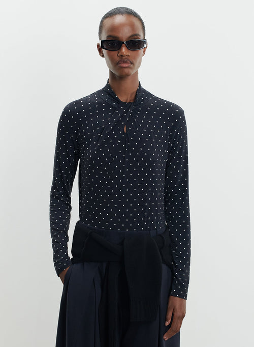 Viscose and elastane T-shirt - MAJESTIC FILATURES