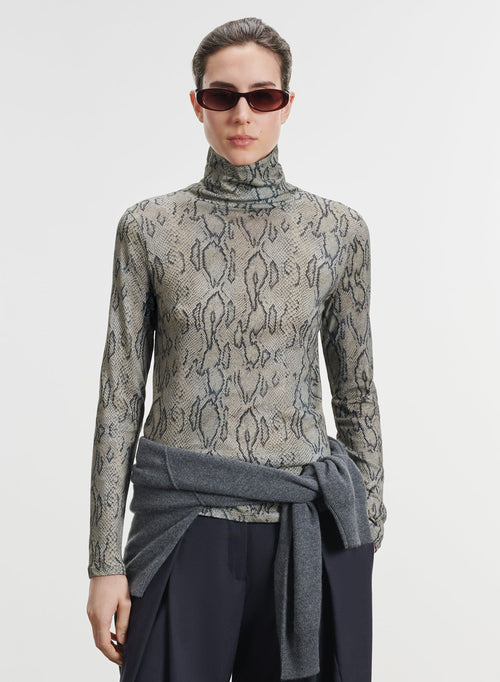 Cotton and cashmere T-shirt - MAJESTIC FILATURES