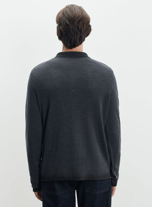 Polo en laine mérinos - MAJESTIC FILATURES