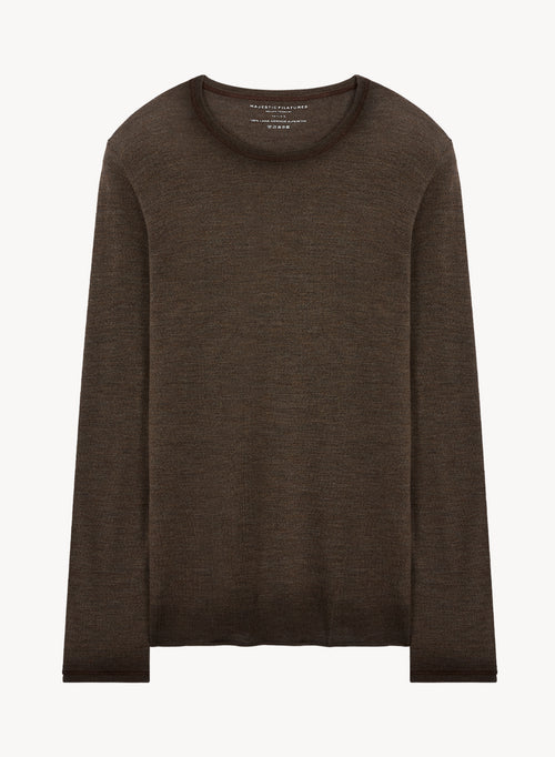 Pullover aus merinowolle - MAJESTIC FILATURES