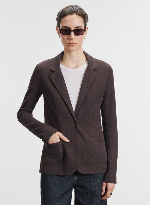 Jacke aus bio-baumwolle, kaschmir und supima-baumwolle - MAJESTIC FILATURES