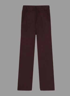 Purple / Grey Cotton / Cashmere / Cotton Pants - MAJESTIC FILATURES